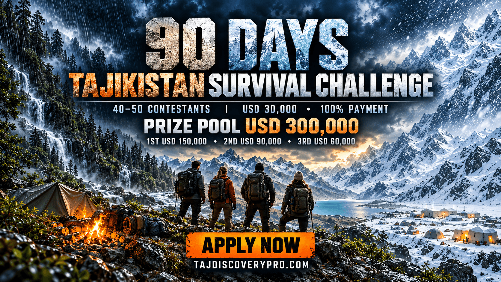 90-Day Tajikistan Survival Challenge